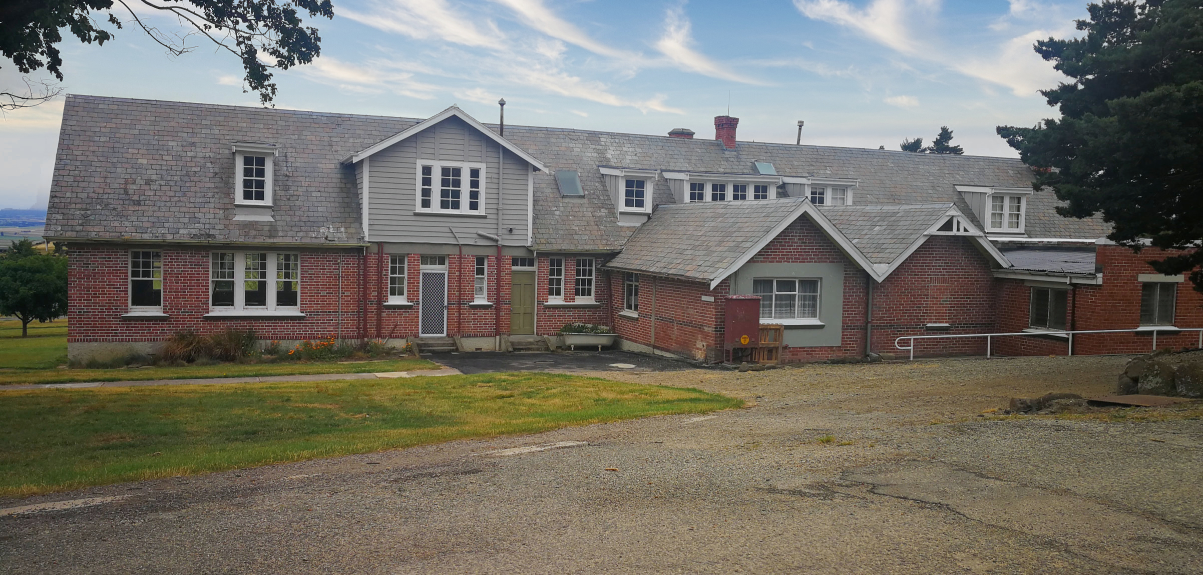 The Waipiata Sanatorium looks down on the huge expanse that is the Maniototo Basin